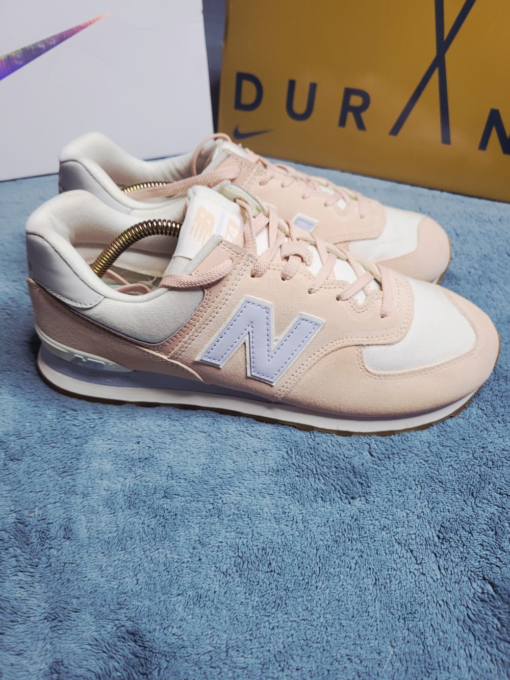 New Balance 574 Tencel 'Rose Water Sea Salt' Sneakers - Women's Size 12